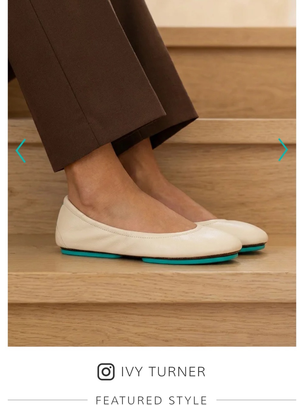 Tieks by Gavrieli - Cream Ballet Flats - Picture 2 of 10